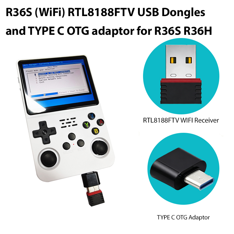 Gaming Console In 2026 - 2026 R36S (WiFi) Dongle USB RTL8188FTV