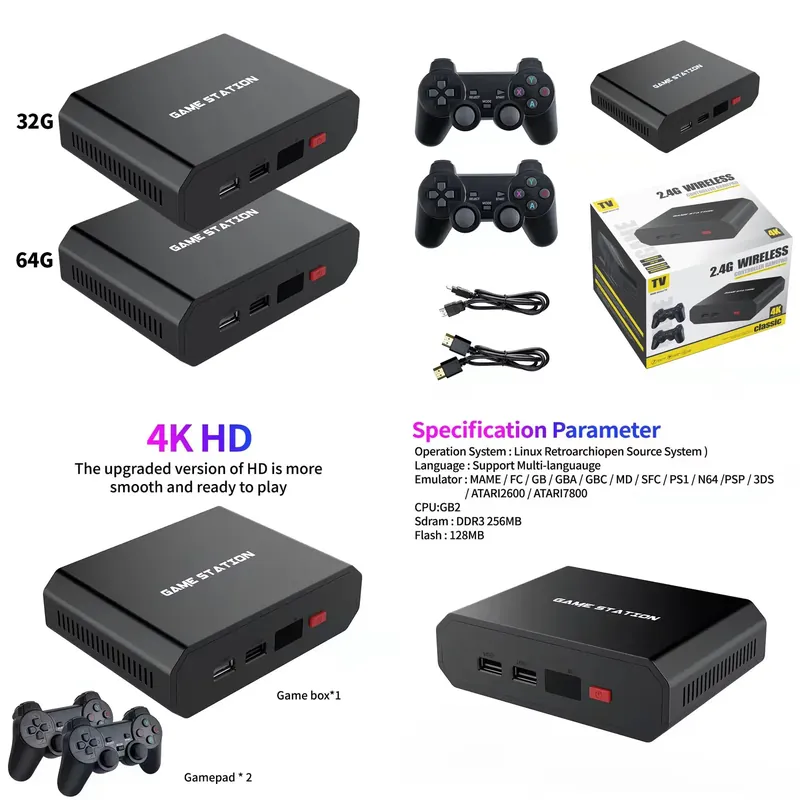 Gaming Console And Controller - Console di Gioco M8plus HD con