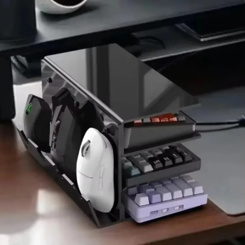 Gaming Console With Keyboard - Supporto per Tastiera a 3 Livelli