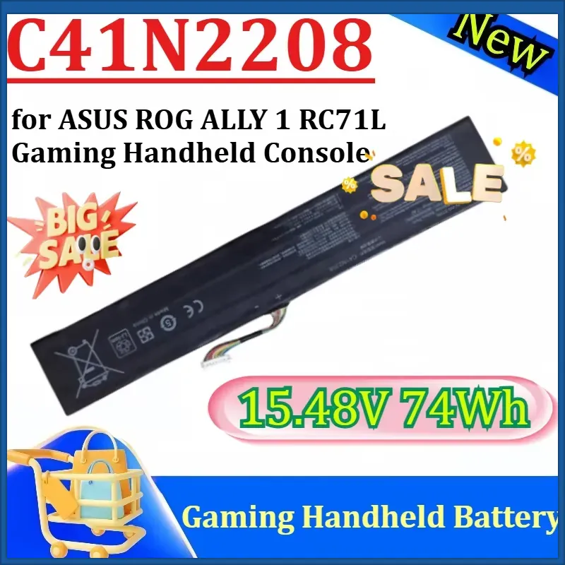 Gaming Console Rog Ally - Nuova Batteria di Ricambio C41N2208 15.48V