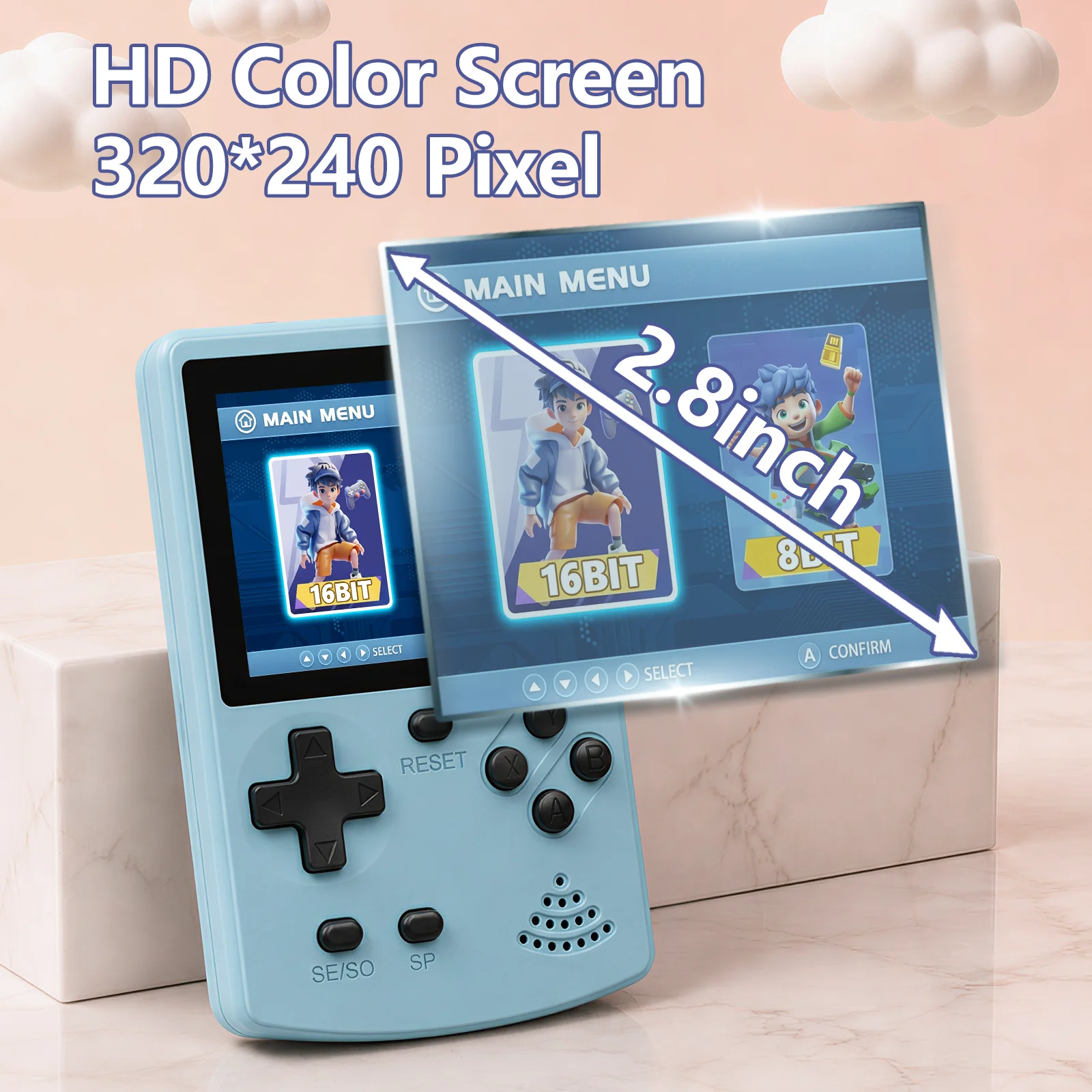 Console di gioco portatile GAM - Gaming Console Handheld Android recensione e prezzo